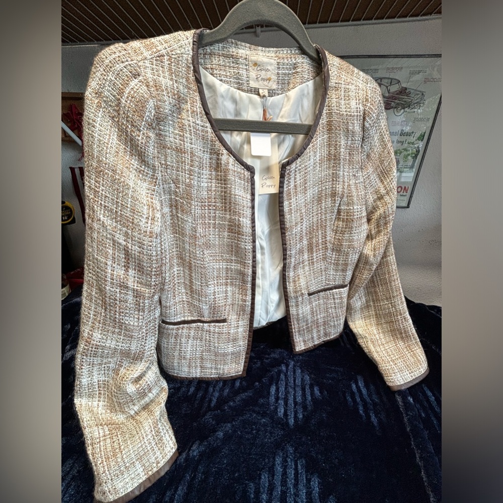 Golden Poppy Blazer New With Tags Medium